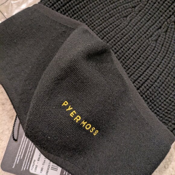 Canada Goose x Pyer Moss Merino Wool Balaclava / Toque, BLACK - Picture 8 of 13